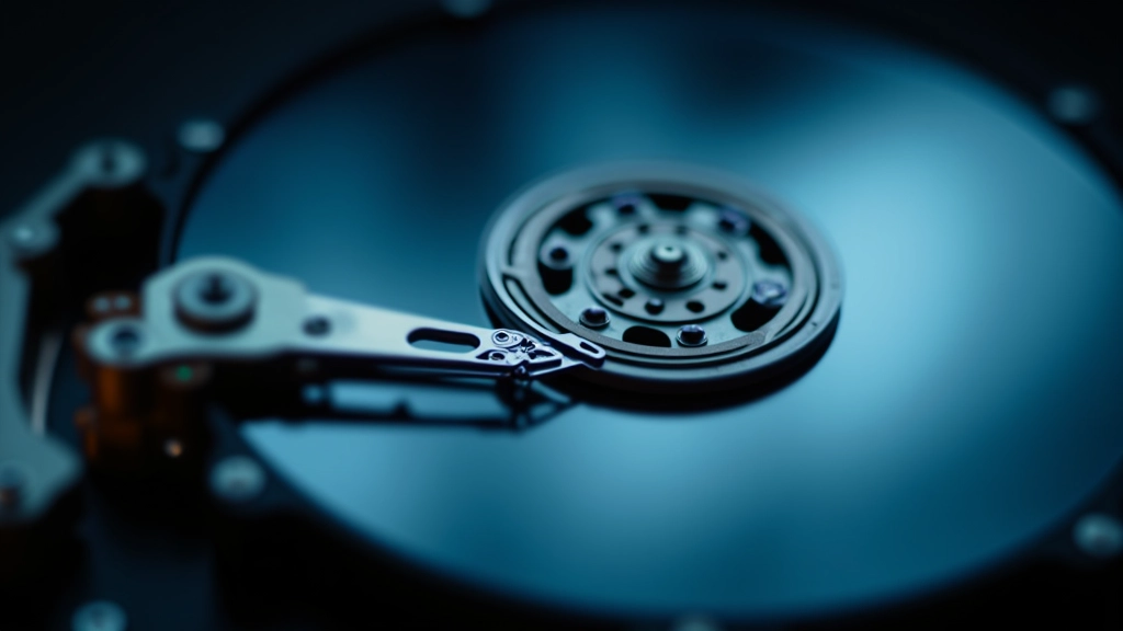 Fragmentación visual de disco duro con archivos dispersos en diferentes sectores