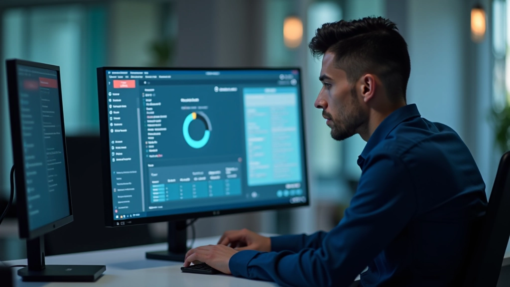 Equipo técnico trabajando en optimización de disco